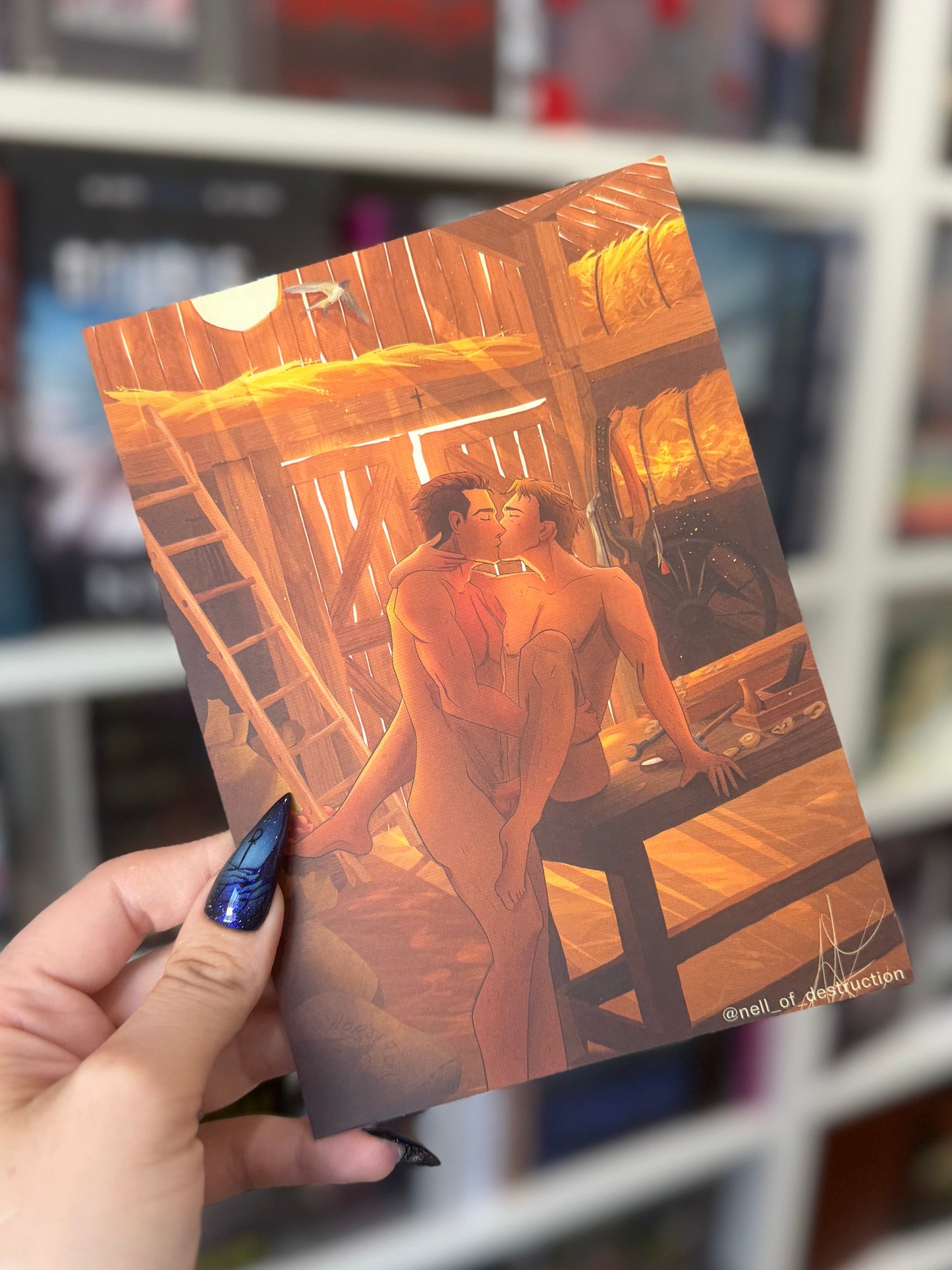 David & Isaac Art Print